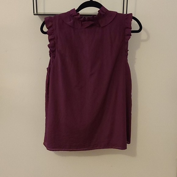 Ann Taylor Loft ruffled tank top - Picture 4 of 4